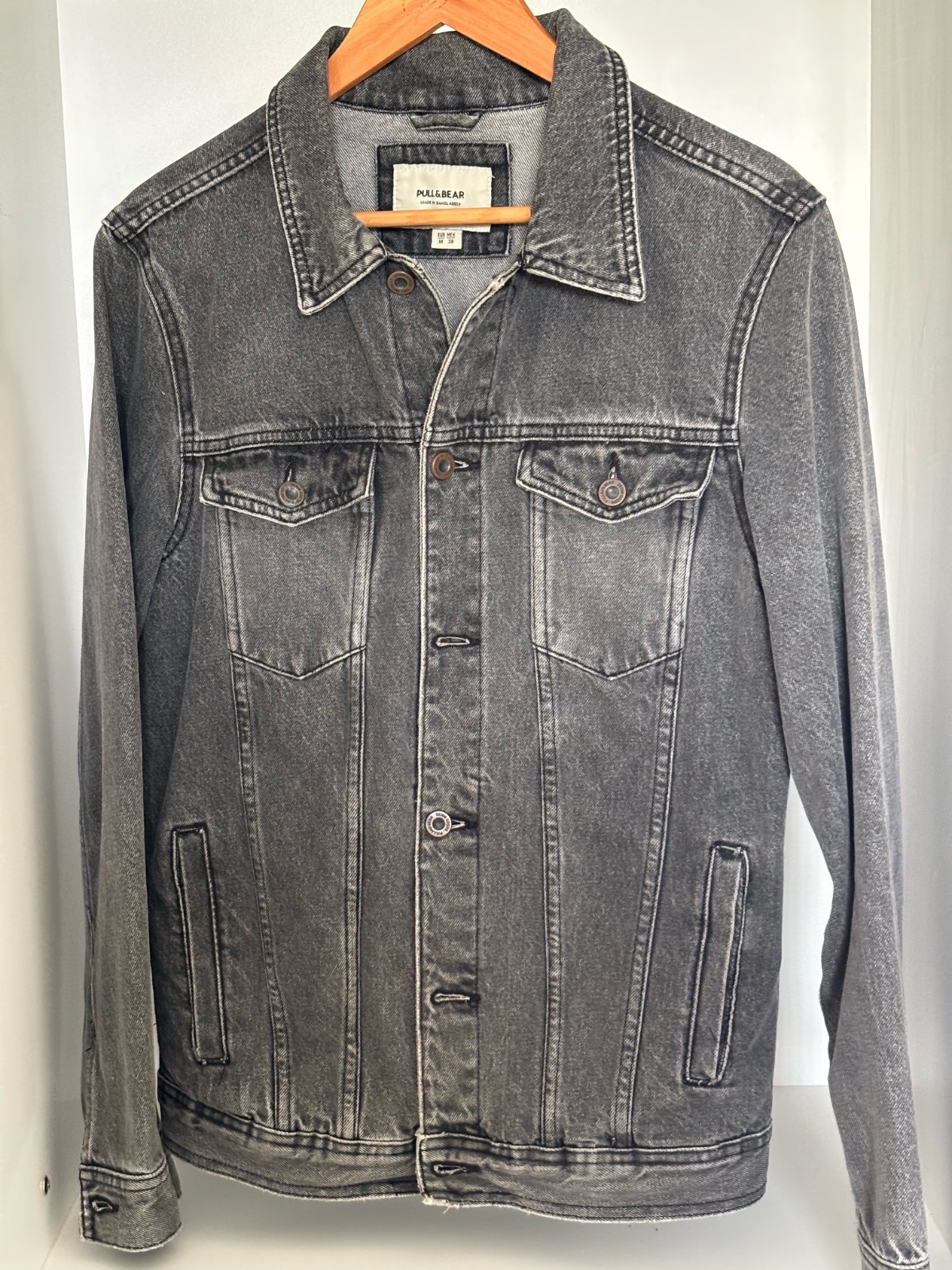 Veste jeans gris tlabes ( S.   M )