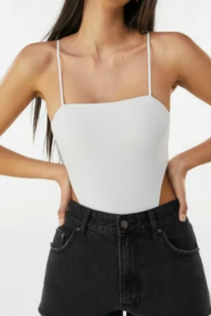 Top blanc de la marque Bershka 