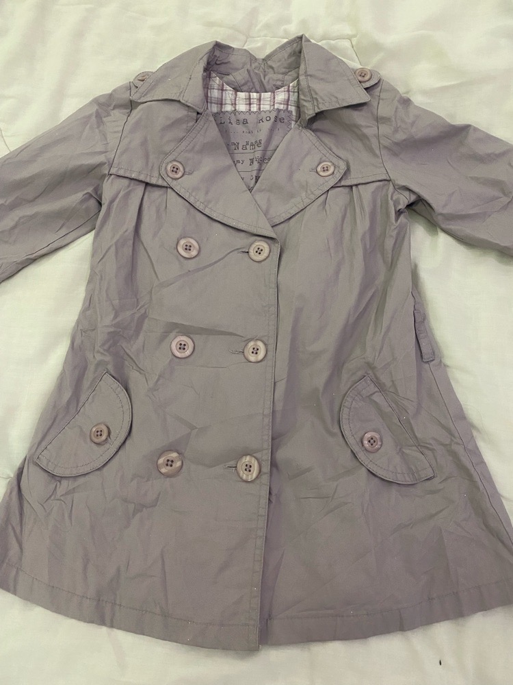 Trench fille lisa rose