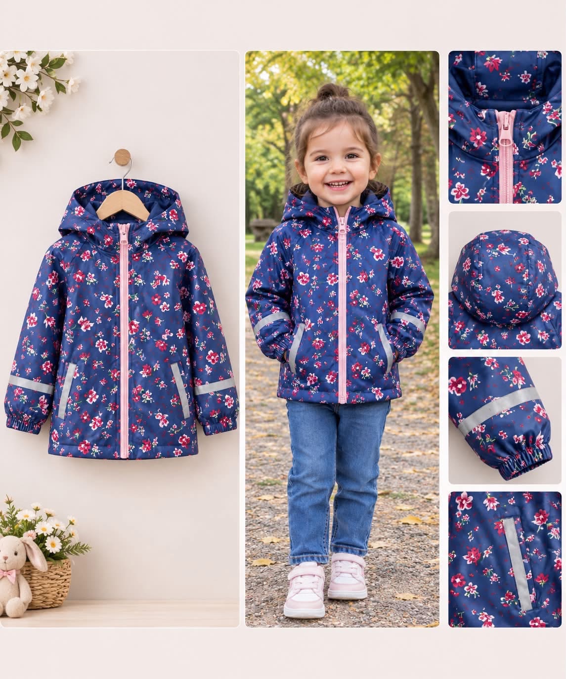 Veste de pluie imperméable Lupiluu 4-6 ans