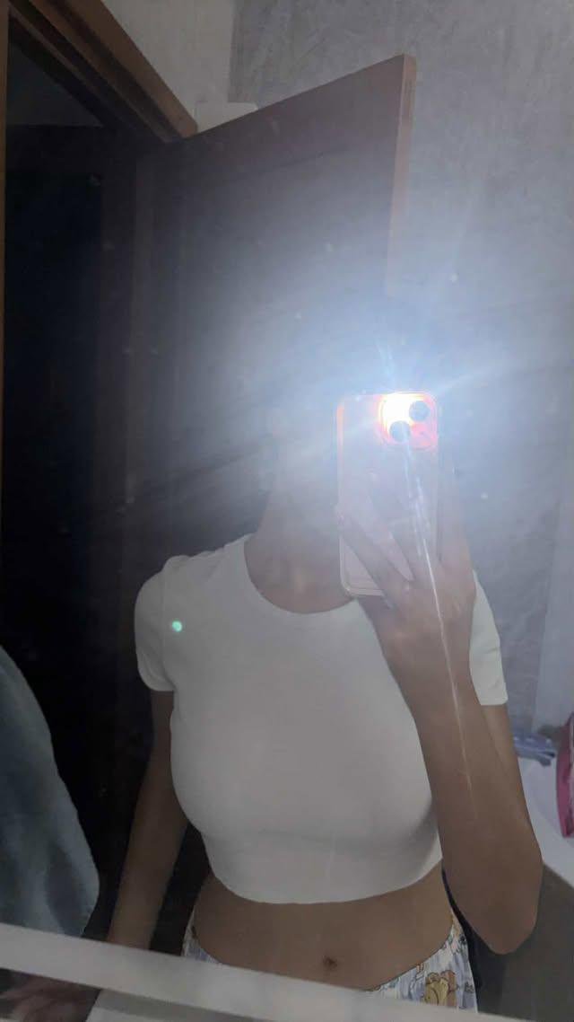 Top blanc zara basic 36/S