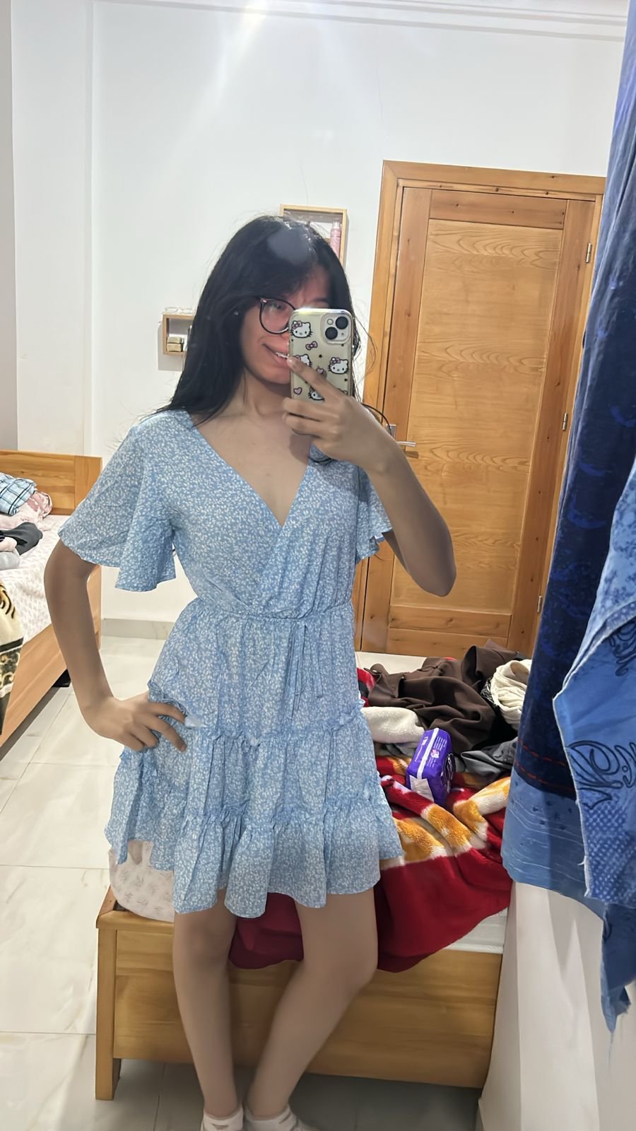 Robe bleu superbe