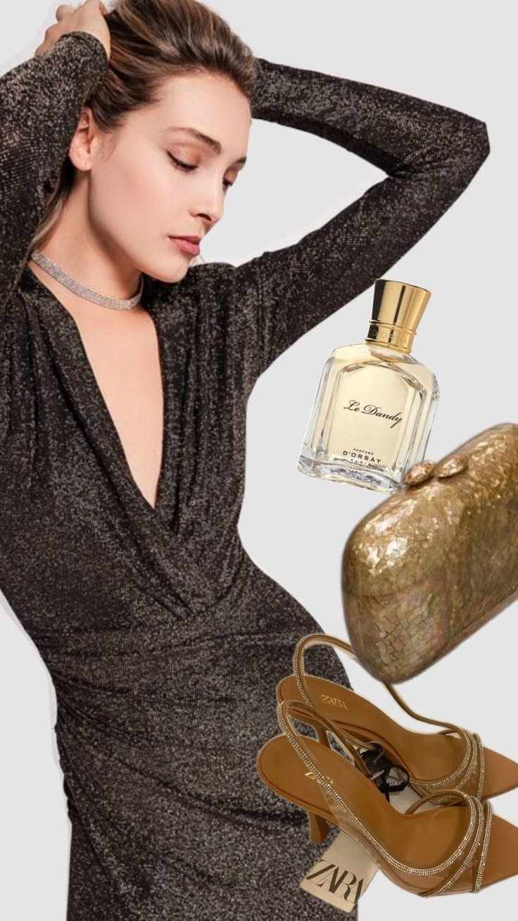 Robe soirée croisée 