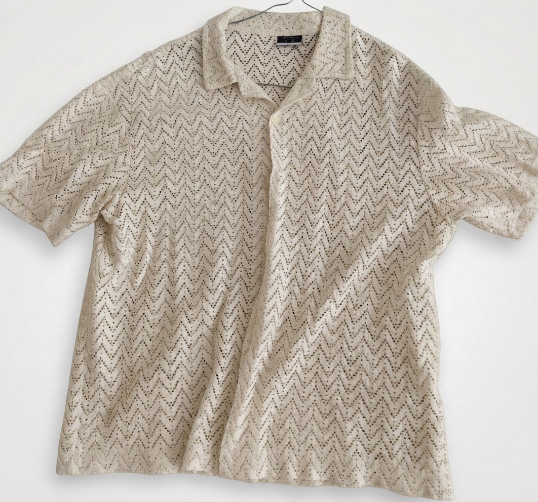 Chemise estivale blanc cassé 
