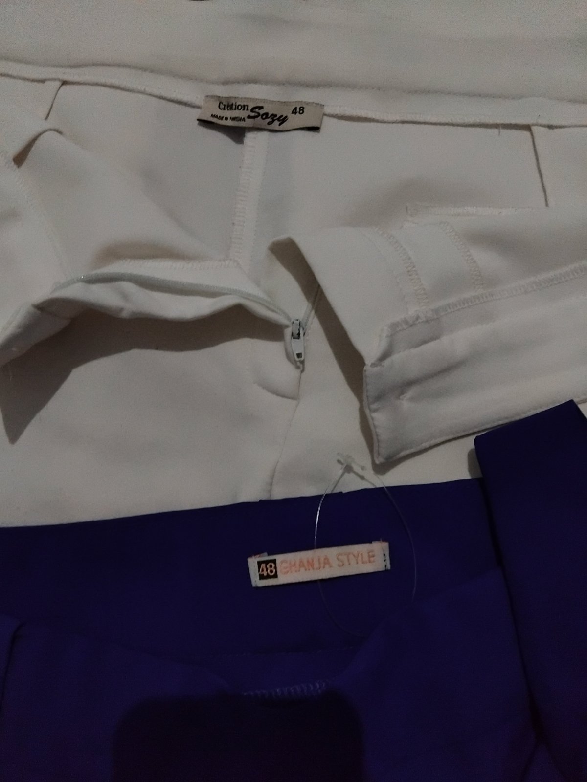 2 pantalon femme taille 48