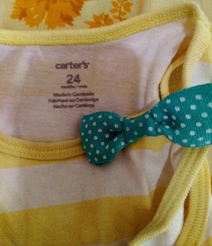 2 Jolie robes bébé fille 2 ans a bas prix 