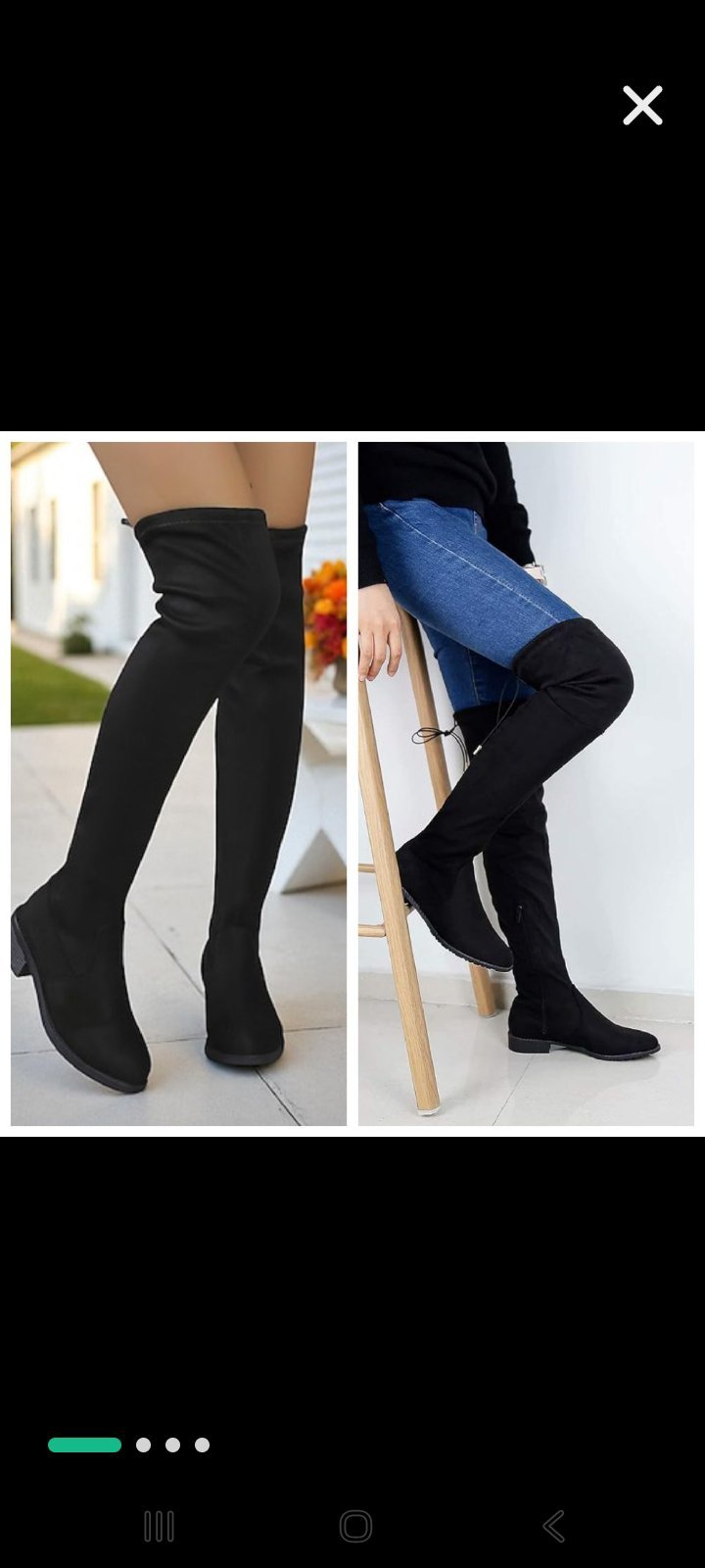 Bottes haute d hiver avec un talon confortable en état neuf