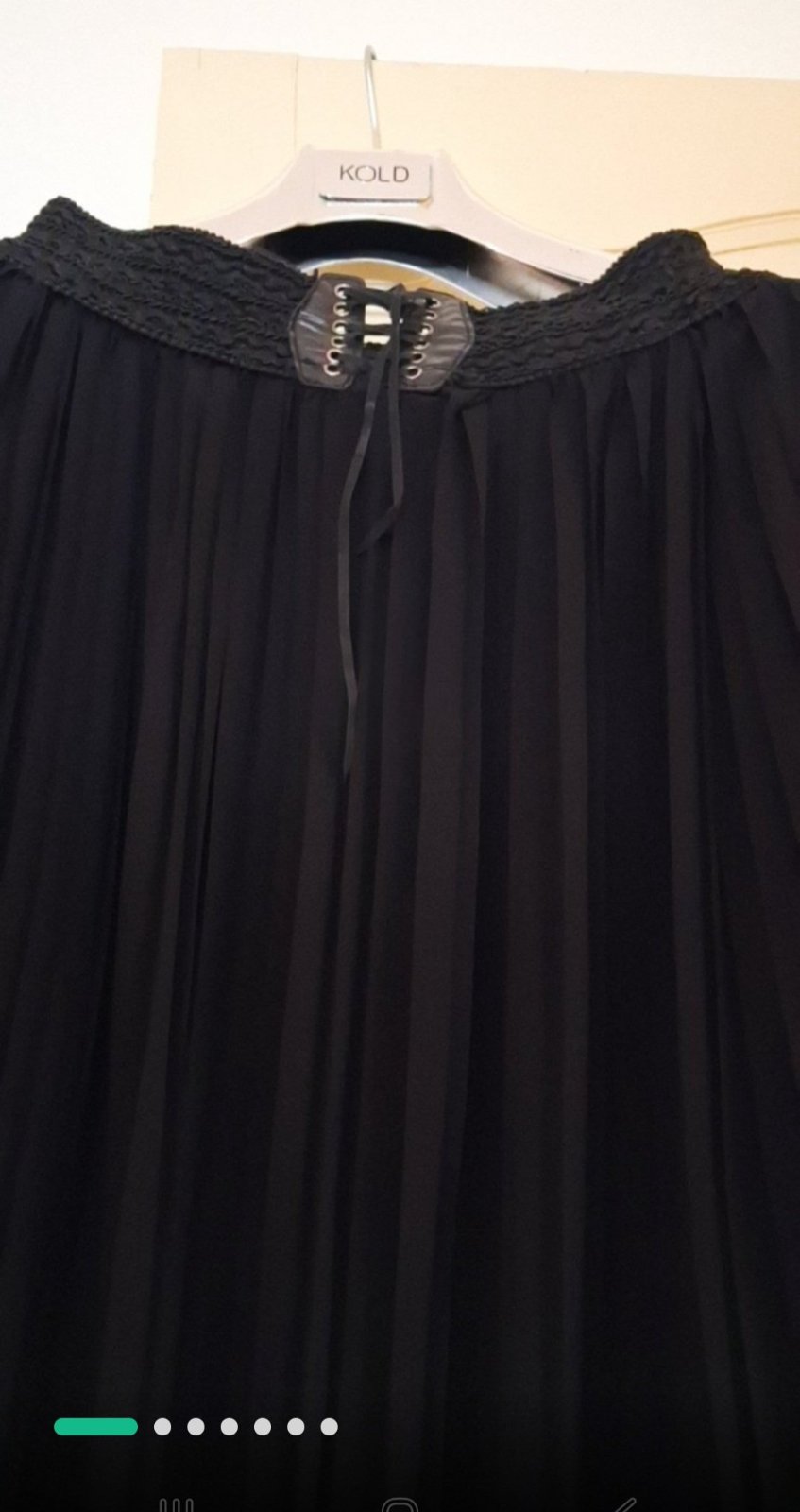 Jupe plissé noire xxxl