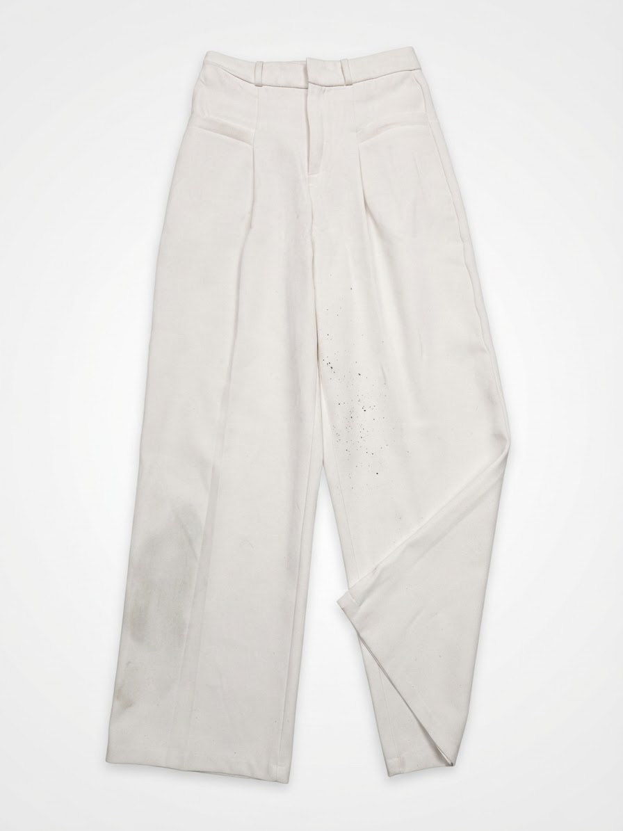 Pantalan shein blanc casser taille S mais ilabes M aussi
