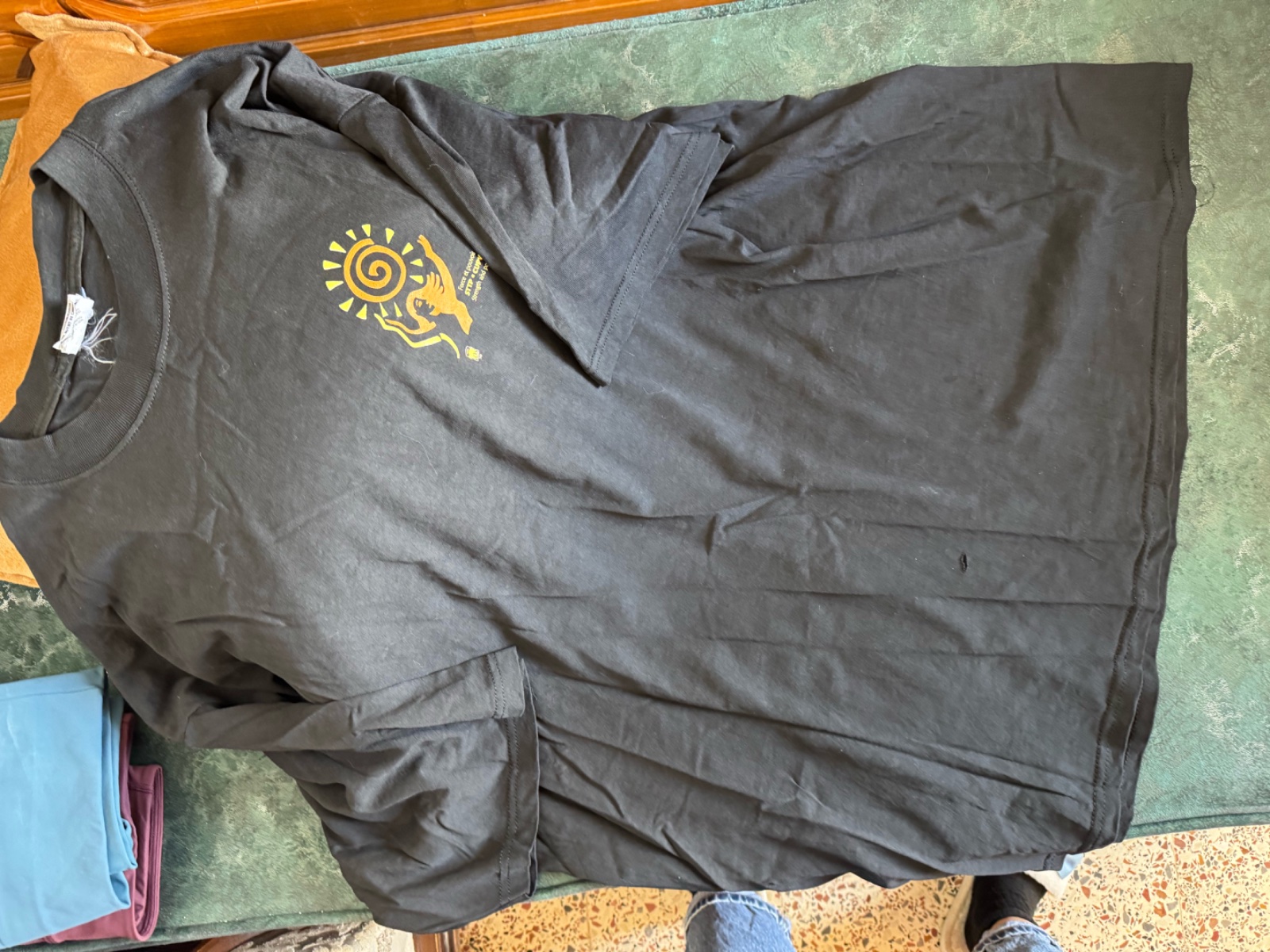 Robe over size noir 