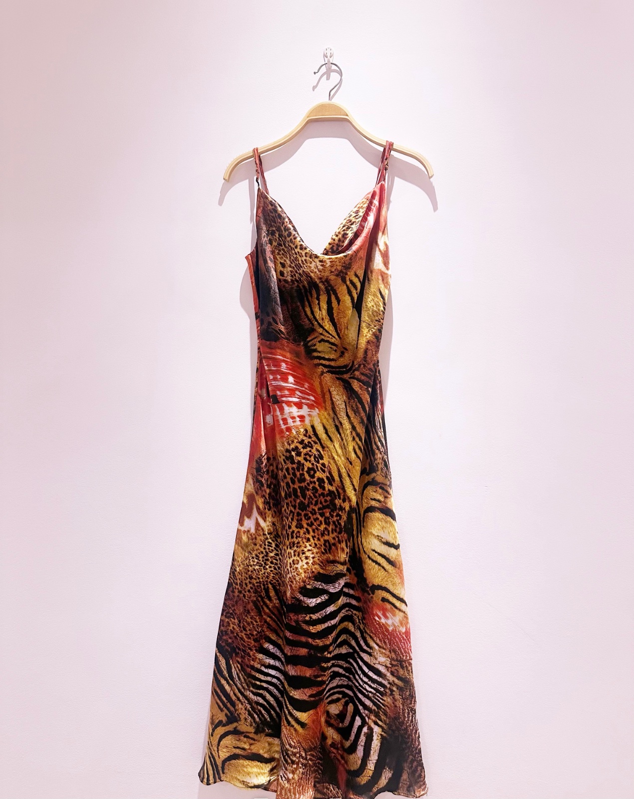 Robe longue en soie 