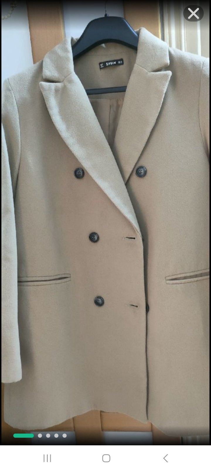 Manteau style blazer 