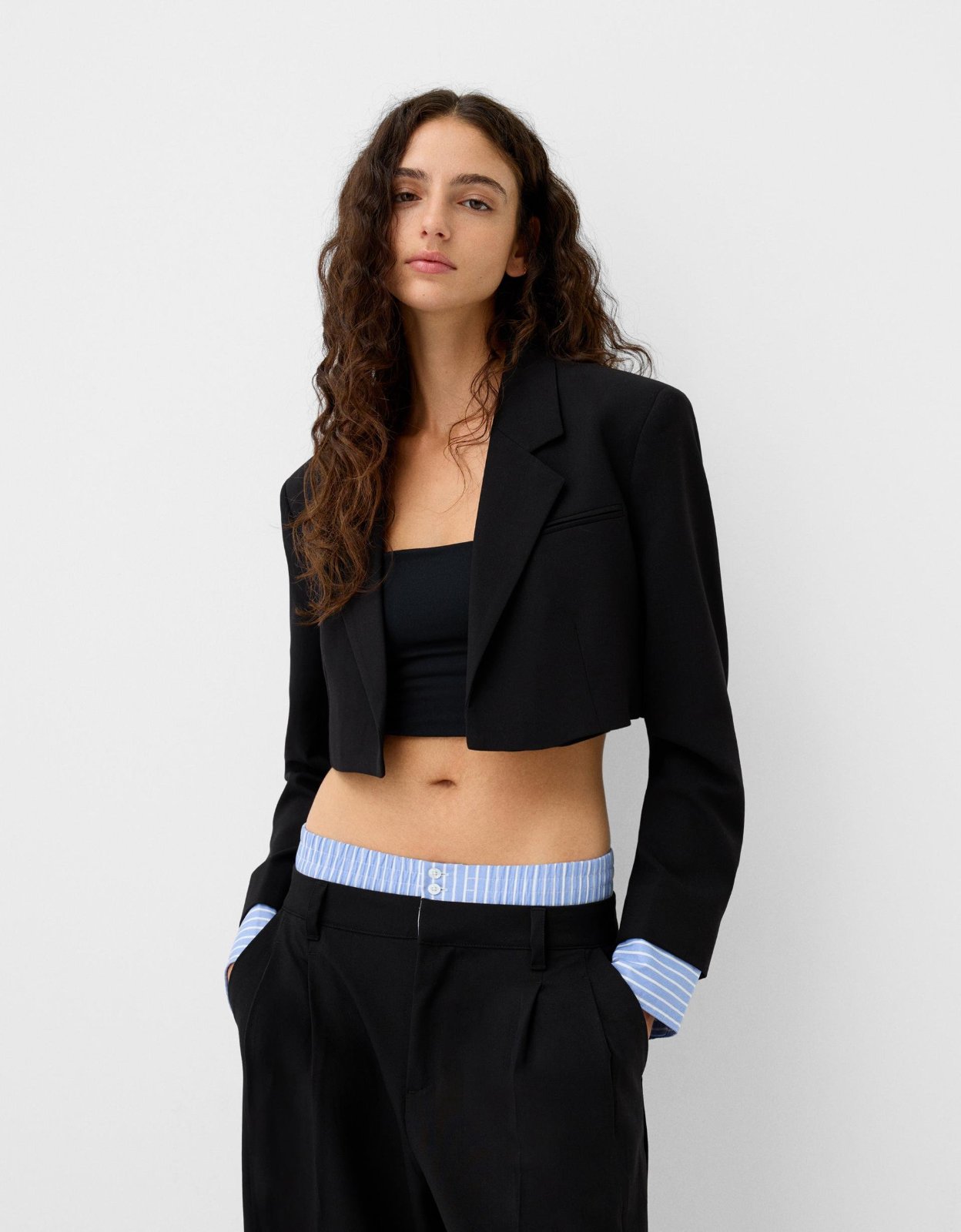 Cropped blazer