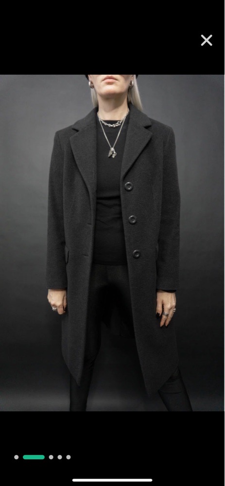 Manteau cachemire long taille 40 