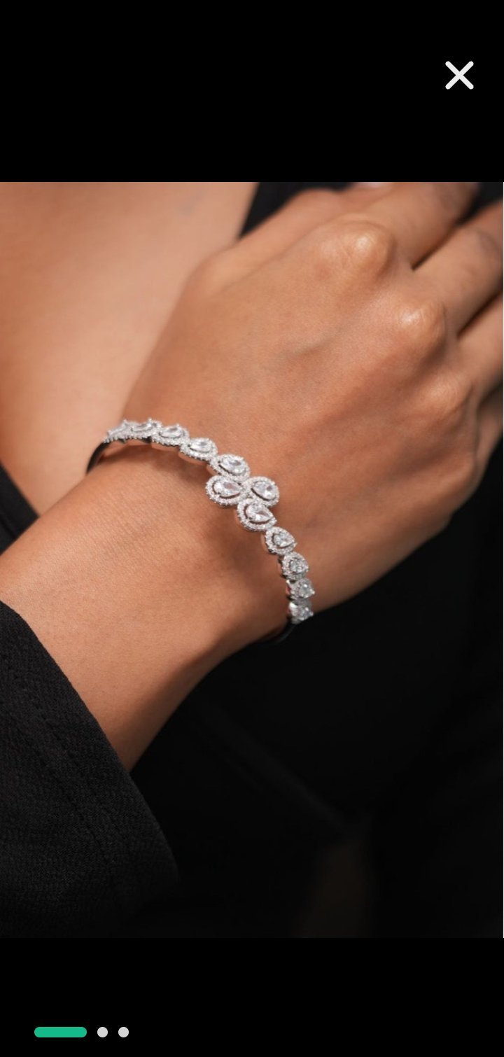 En argent zircon 