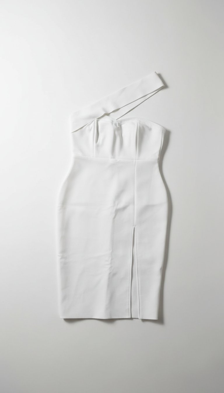 Robe moulante blanche 