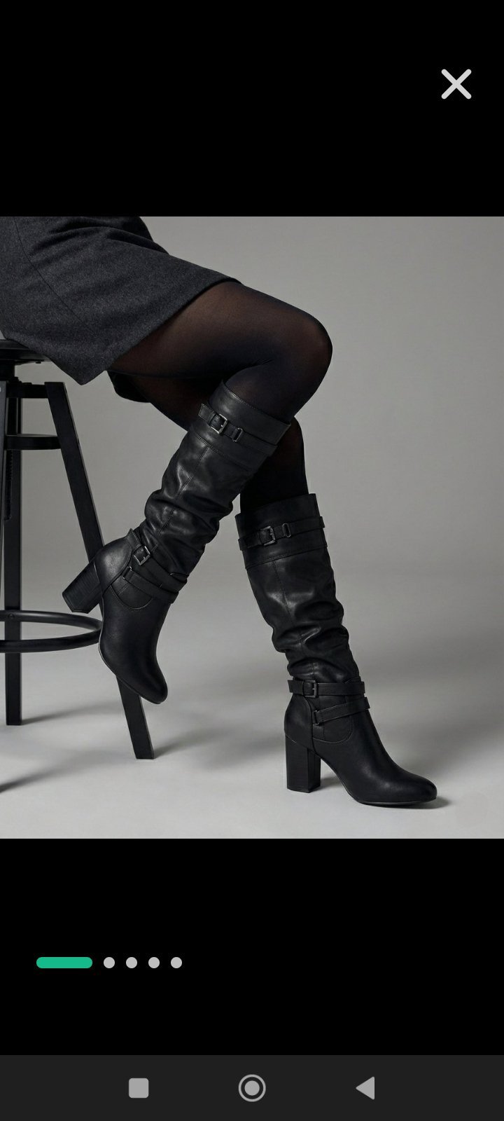 Bottes noir tendance 
