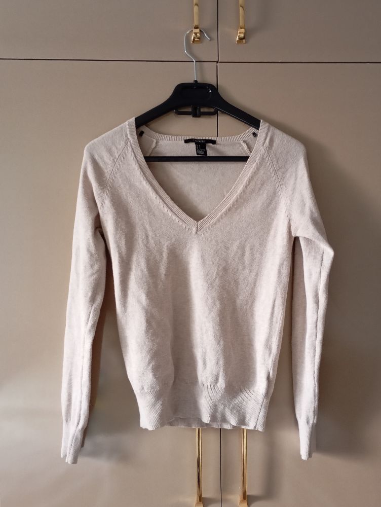 Top beige a justée forever 21
