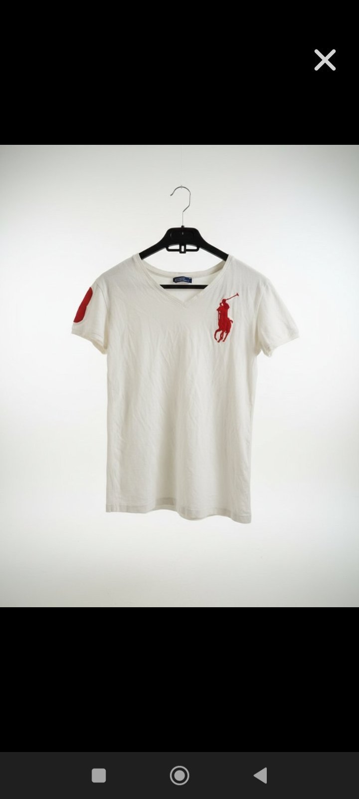 T shirt polo Ralph Lauren col v 