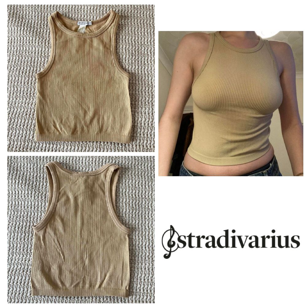 Top beige Stradivarius