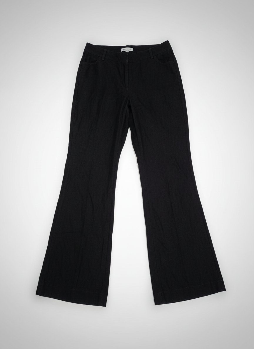 Brown wide leg linen pants - Pantalon en lin marron