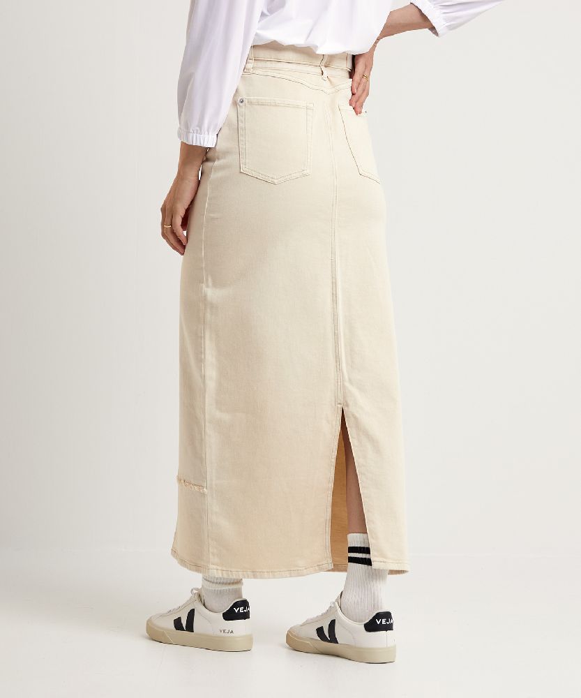 Joli jupe beige longue maxi neuf 