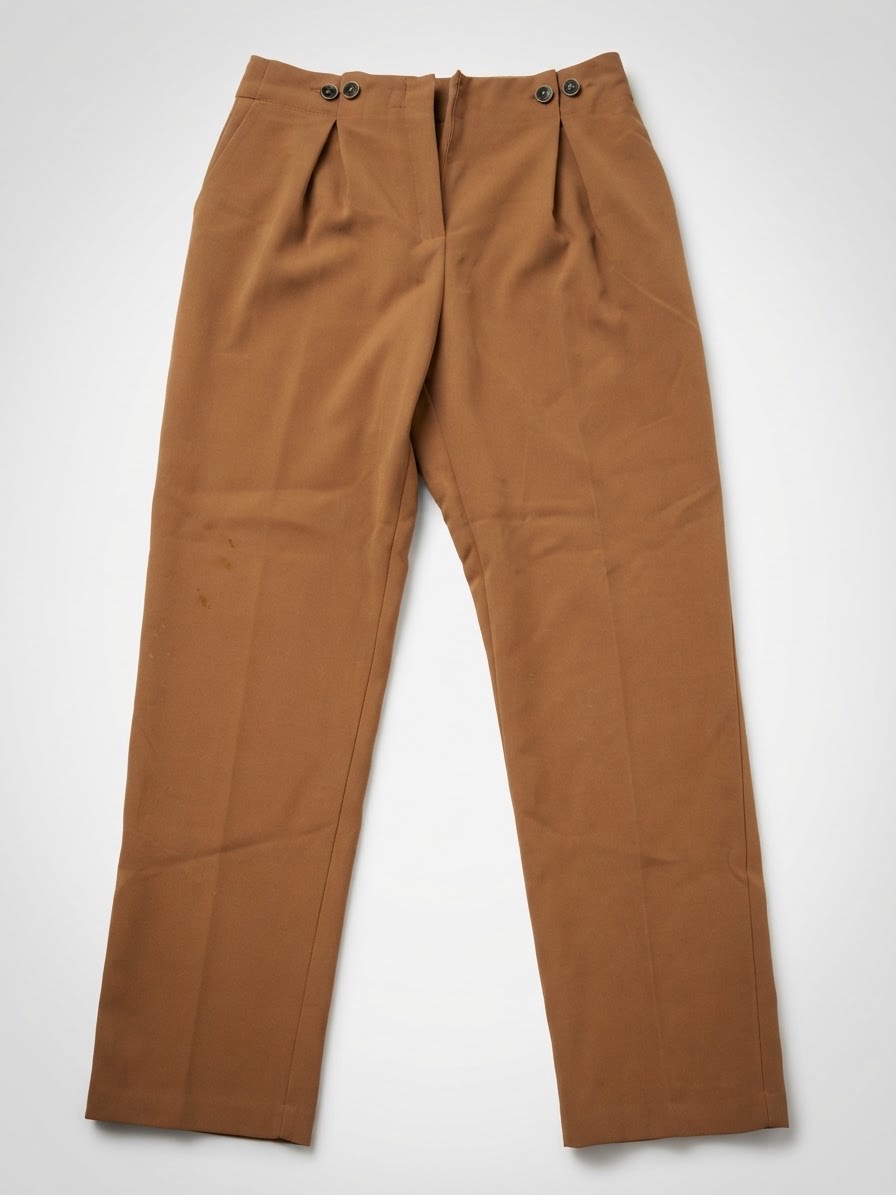 Pantalon femme posé 
