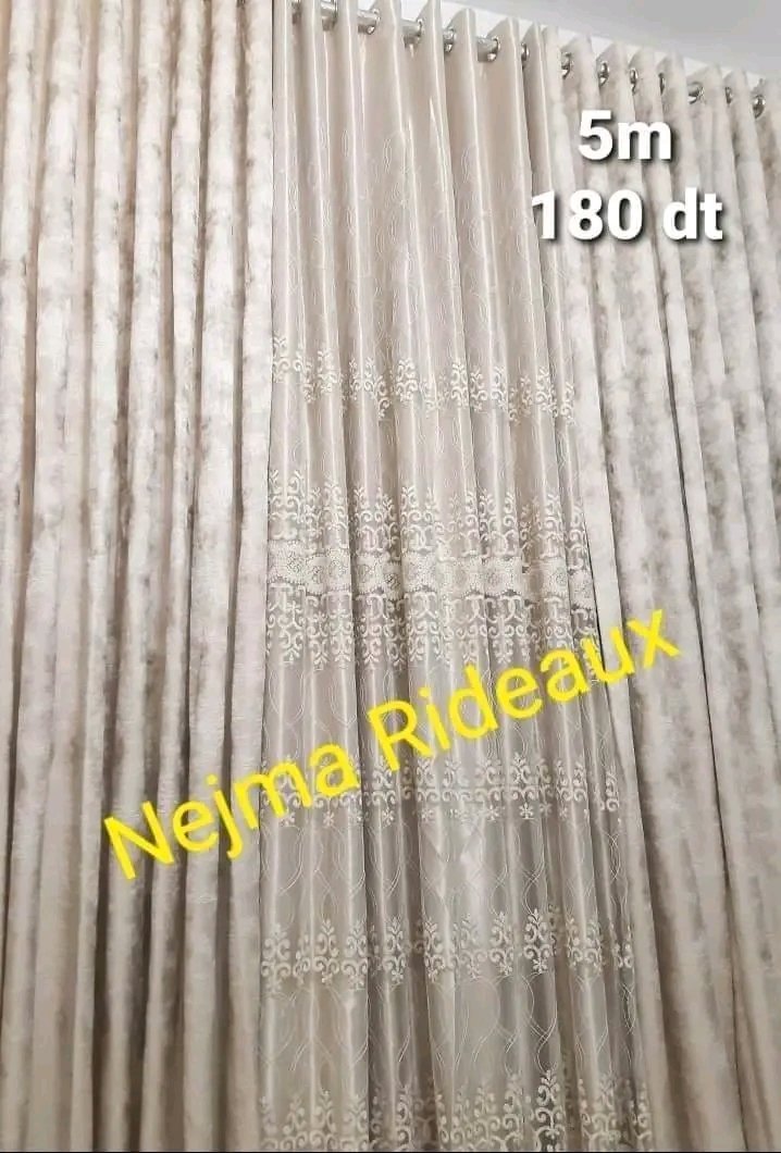 2 Redeaux blancs cassé mte3 salon