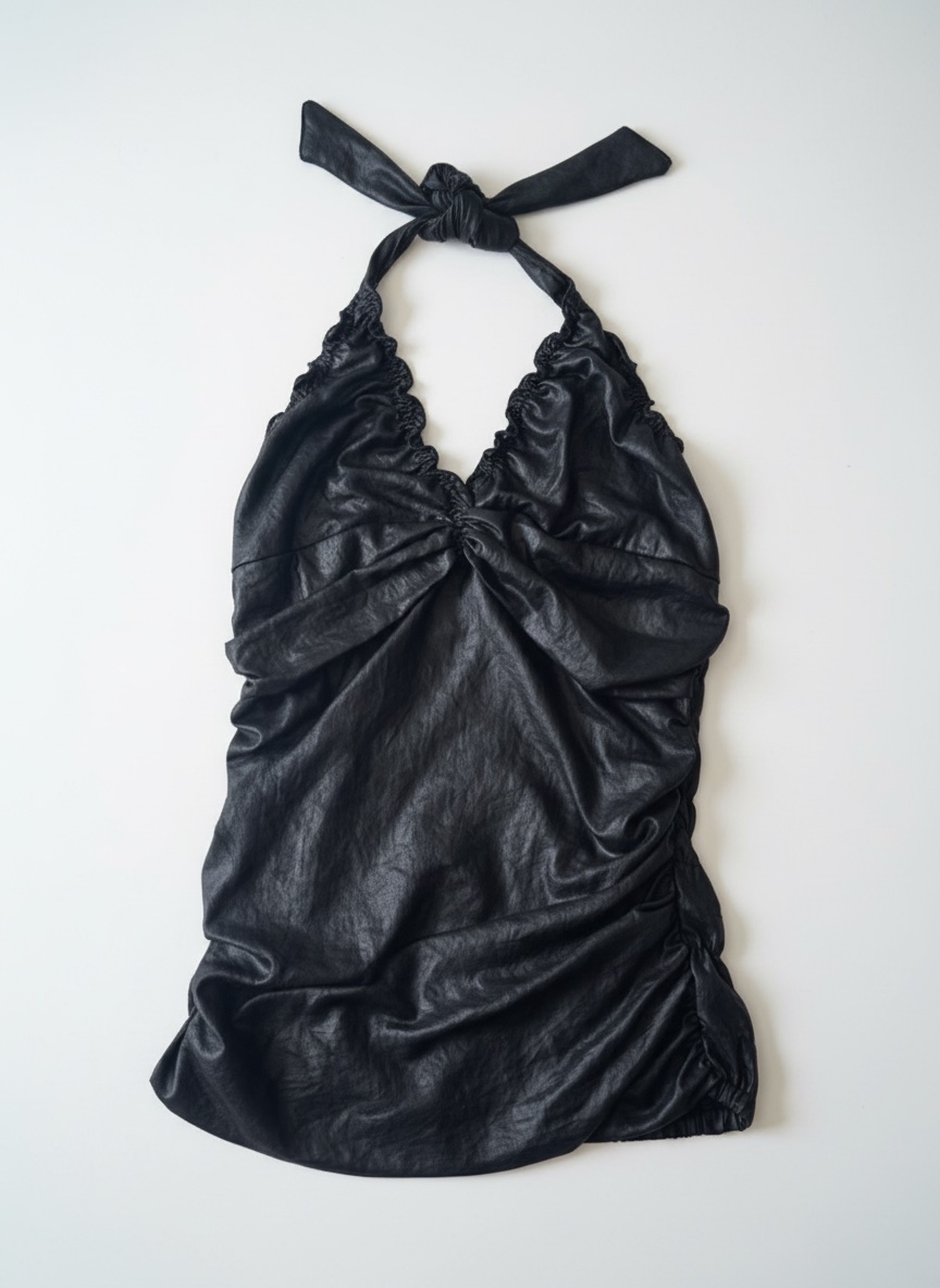 Halter top noir 