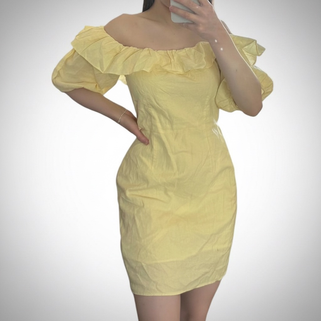 Robe jaune H&M💛💛💛💛💛💛