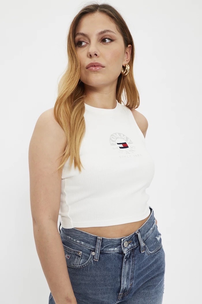 Débardeur blanc Tommy Jeans 🤍🤍🤍🤍🤍