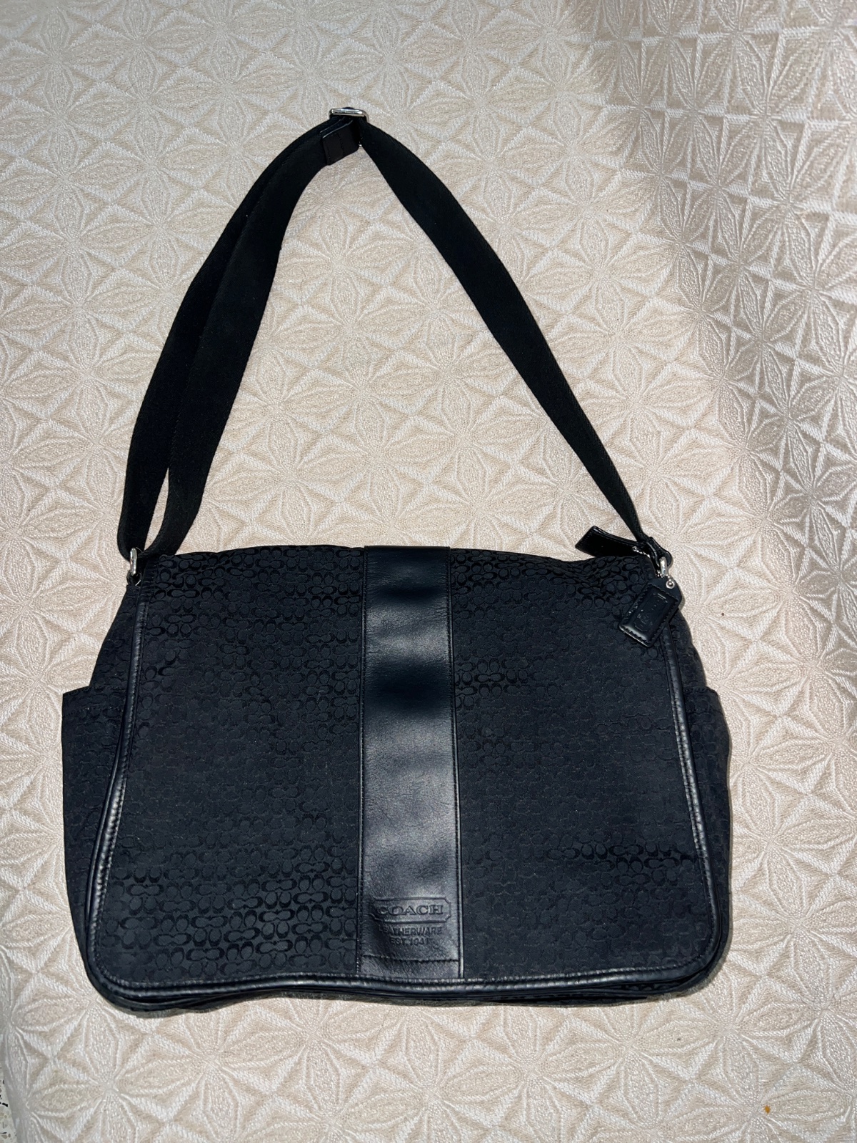 Sac en bandoulière COACH homme/femme messenger bag noir