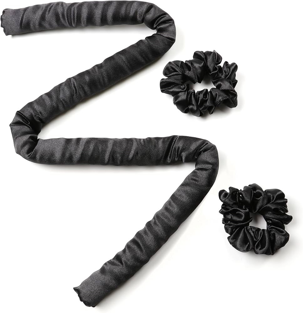 Satin Heatless Curlers – No Damage, Frizz-Free Curls for All Hair Types – Soft, Lightweight, Easy Use