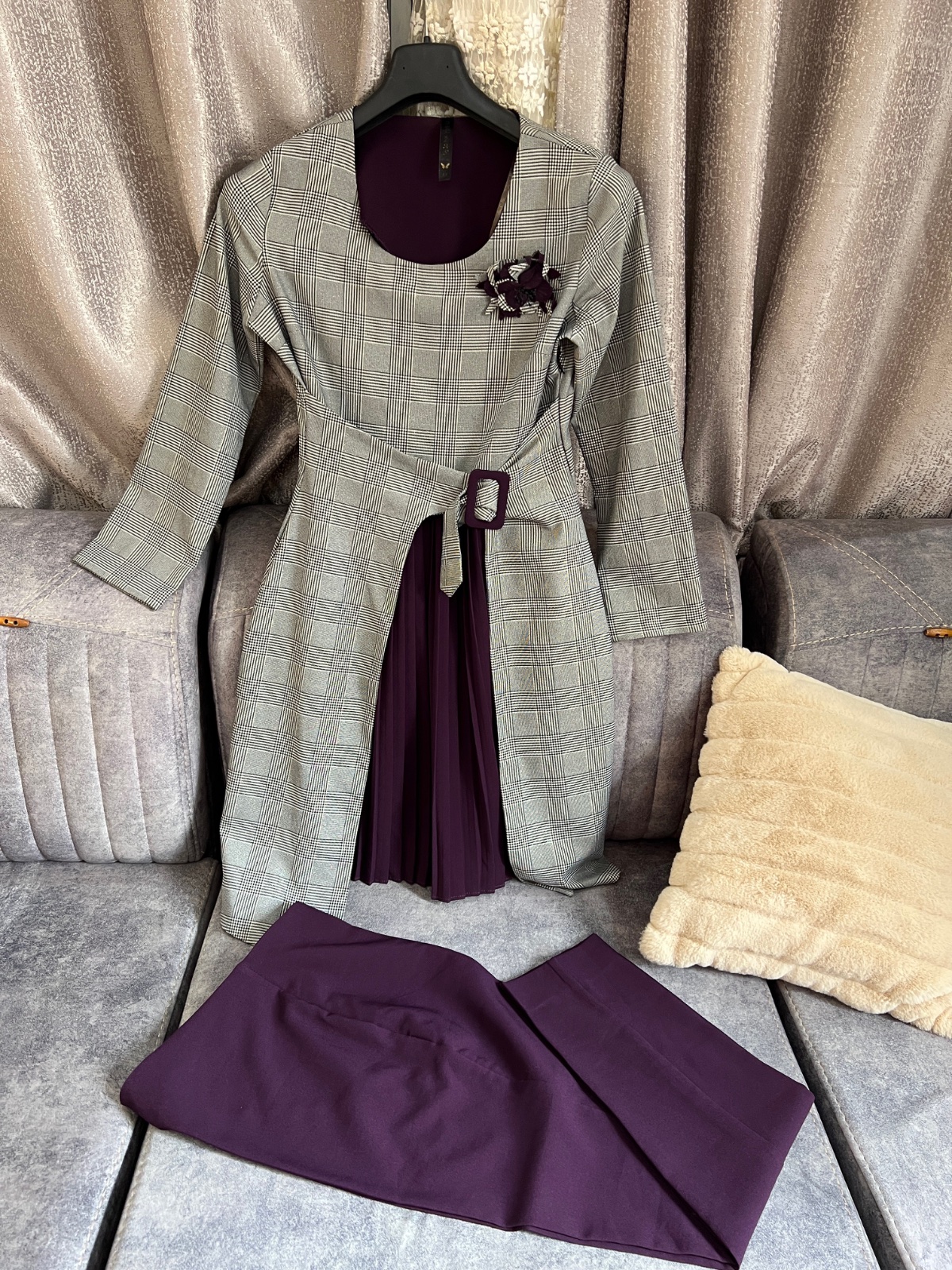 Ensemble  violet pour femme taille 42 