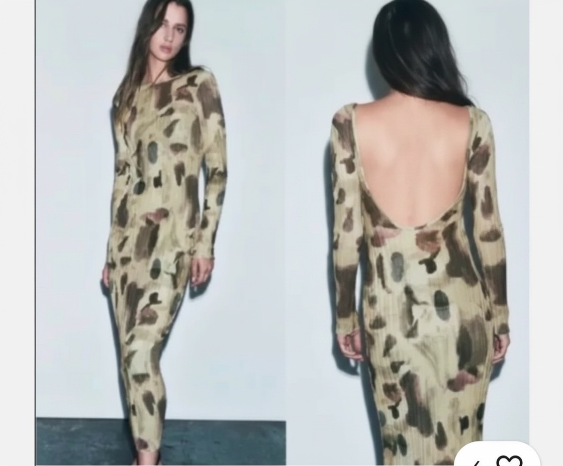 Robe zara 💚🧡