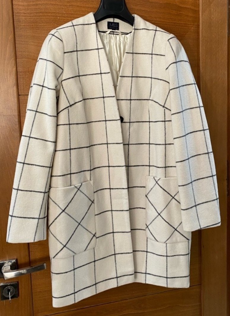 M&S manteau avec laine et intérieur matelassée neuf