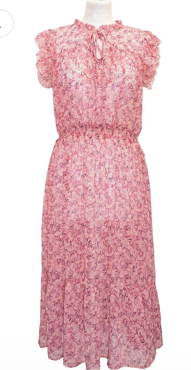 Robe camaieu fleurie