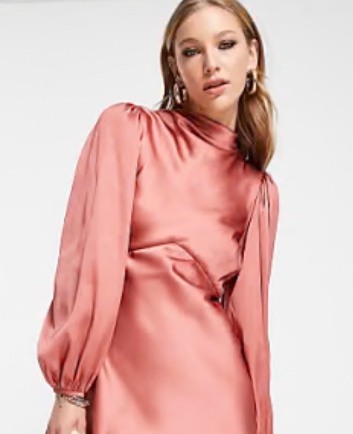 Robe satiné