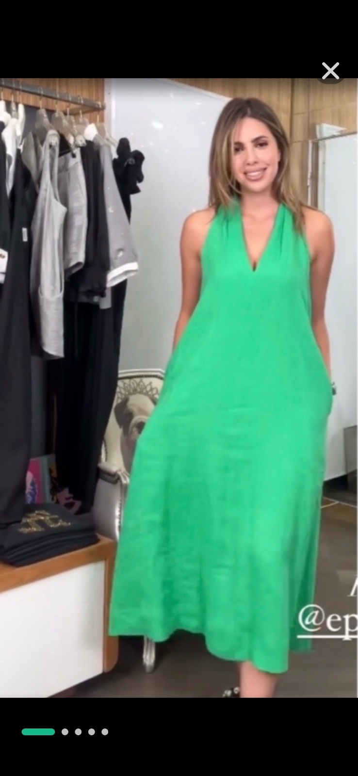 Robe verte