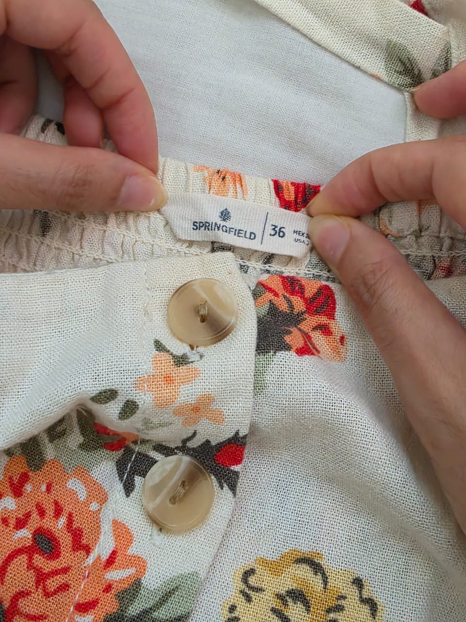 Robe d'été spring filed