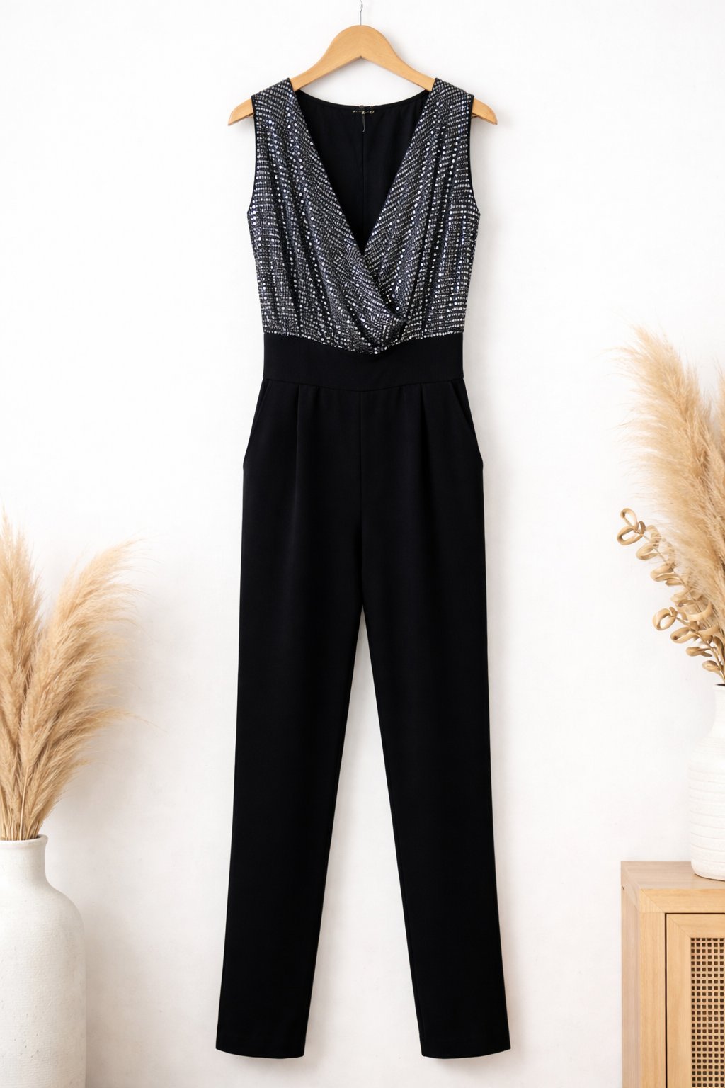 Combinaison élégante noire & sequins ✨