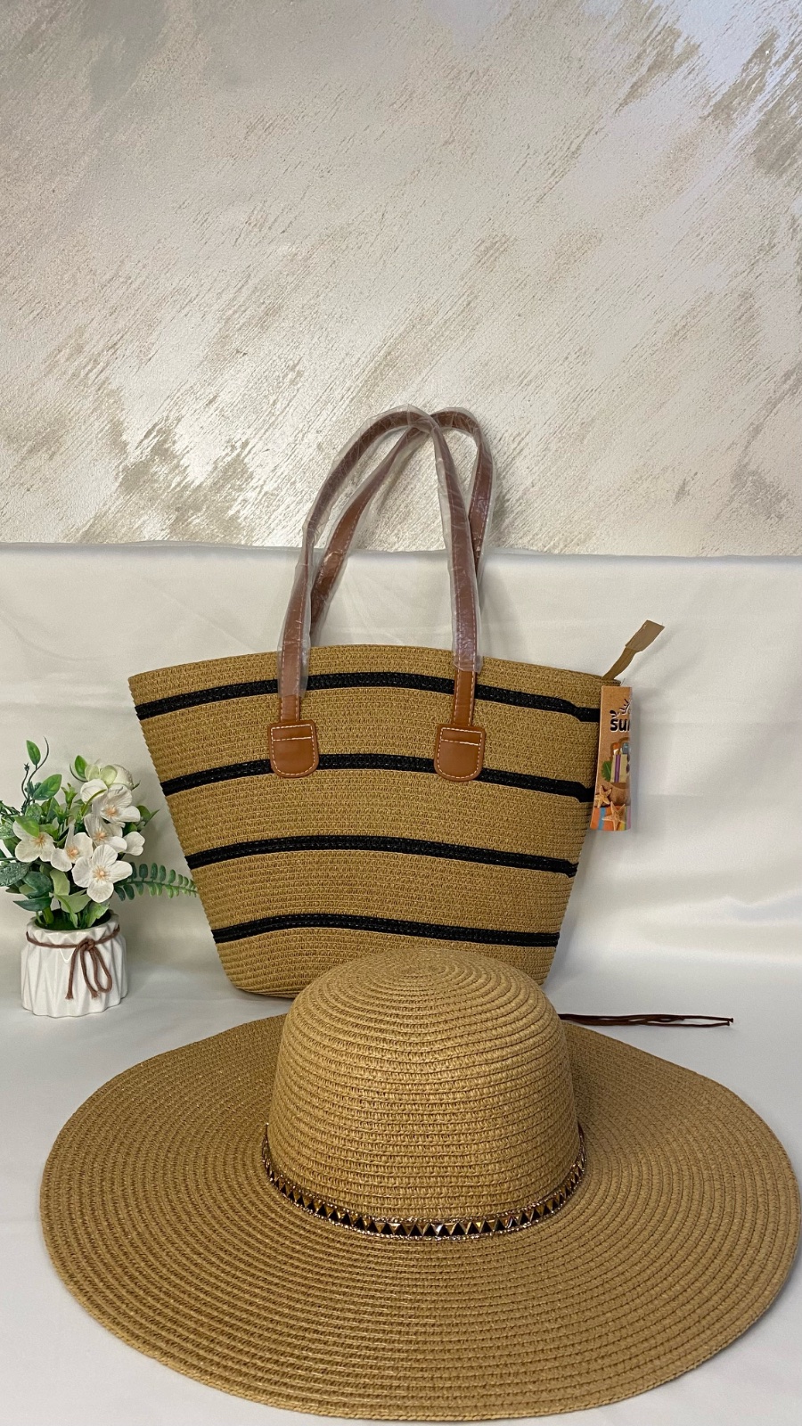 Pack summer 👒👜(sac+mthala) +un petit cadeau 