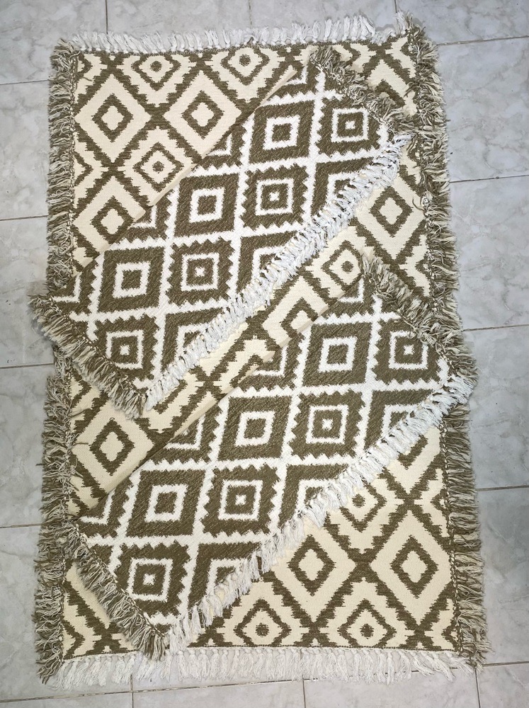 Série tapis marbré de chambre a coucher 100% coton