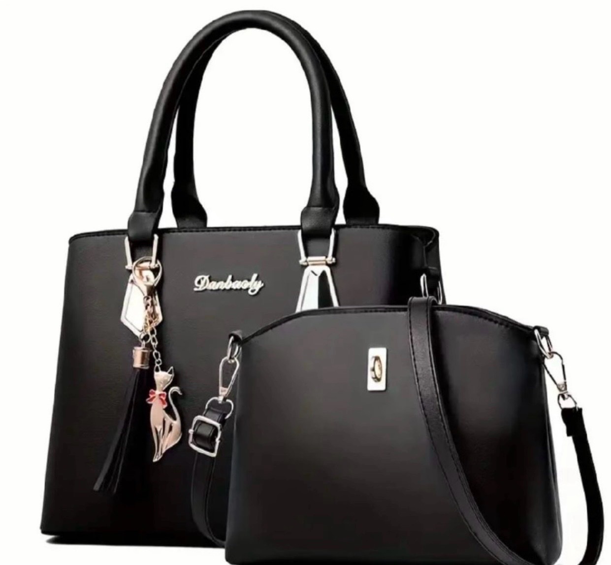 Ensmeble (sac a main +sac bandoulière +broche+ceinture) importé🇫🇷