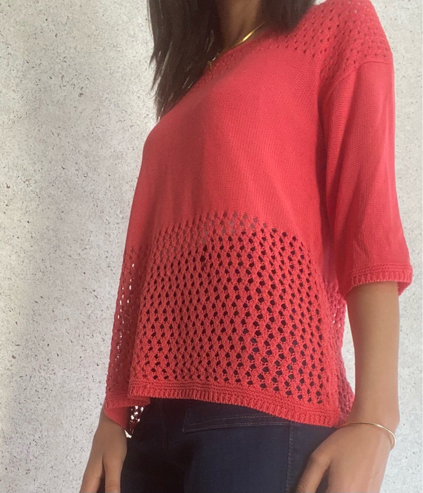 Pull laine taille S croché importé 🇮🇹