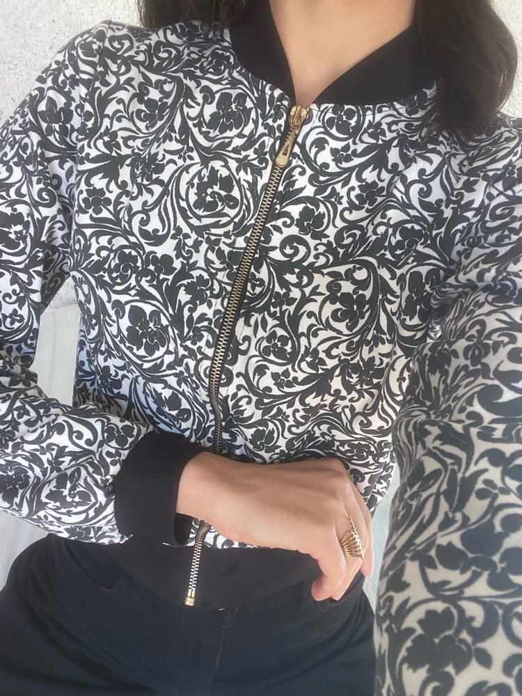 Veste fleuri importé 🇮🇹style haute taille S