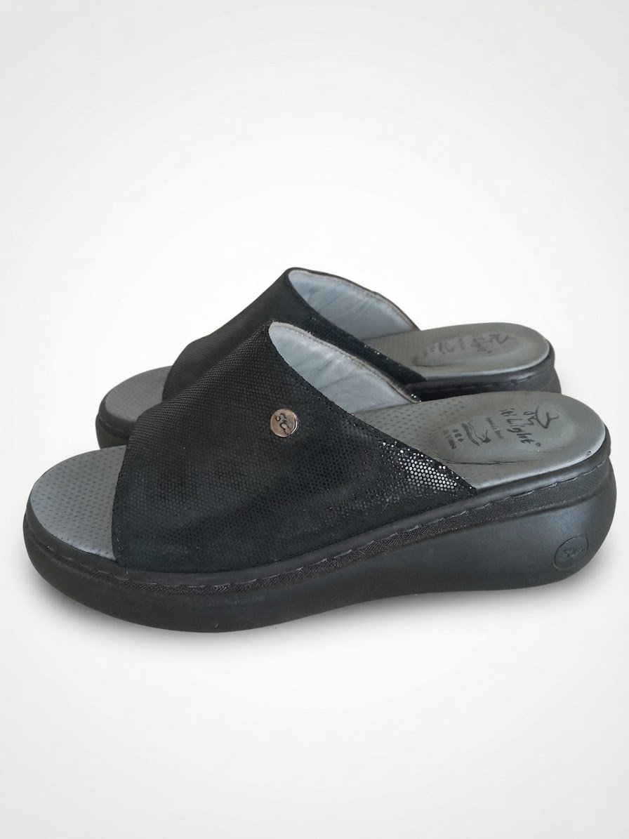 Claquettes orthopédiques noir