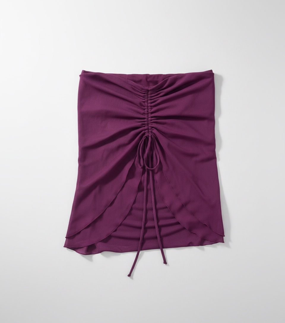 Top/Haut bordeaux violet