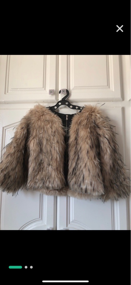 Veste faux fourrure