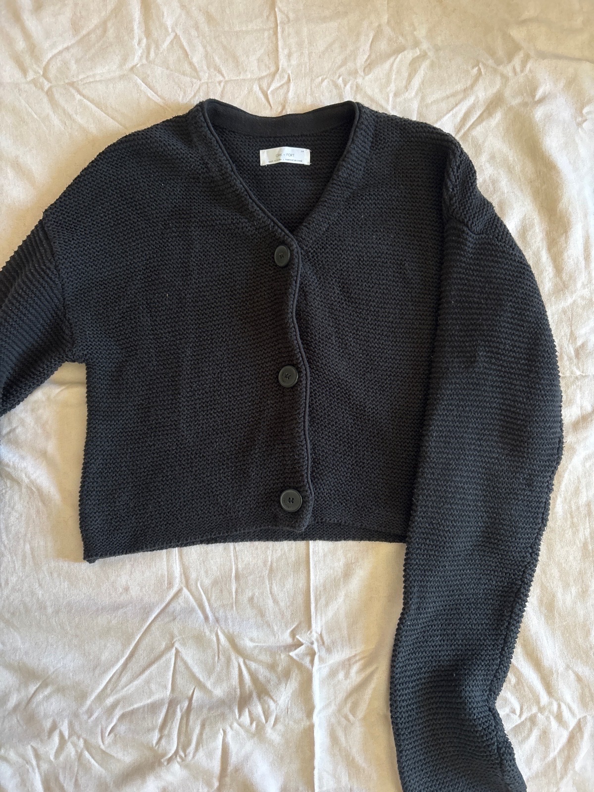 Cropped cardigan